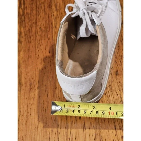 KOIO Shoes Mens EU42 US 9 Capri Low Top White Gray Leather Suede Sneakers - Picture 9 of 11